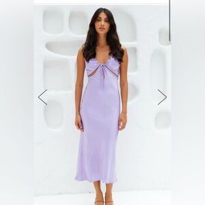 Seraphina maxi dress lilac